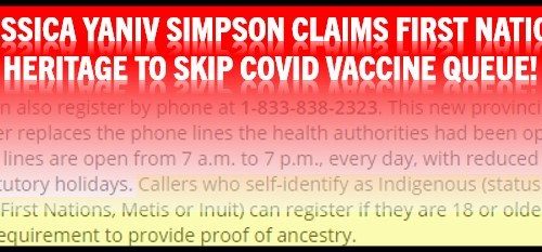 Jessica Yaniv Simpson Claims First Nation